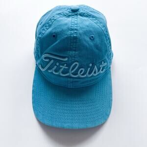 Titleist Teal Adjustable Cotton Golf Hat